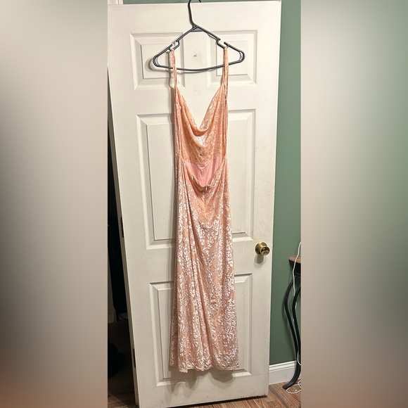 Princess Polly Blush Floral Maxi dress size 12 - Picture 5 of 6